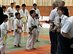 組手_仙田悠隼_小学3年男子優勝